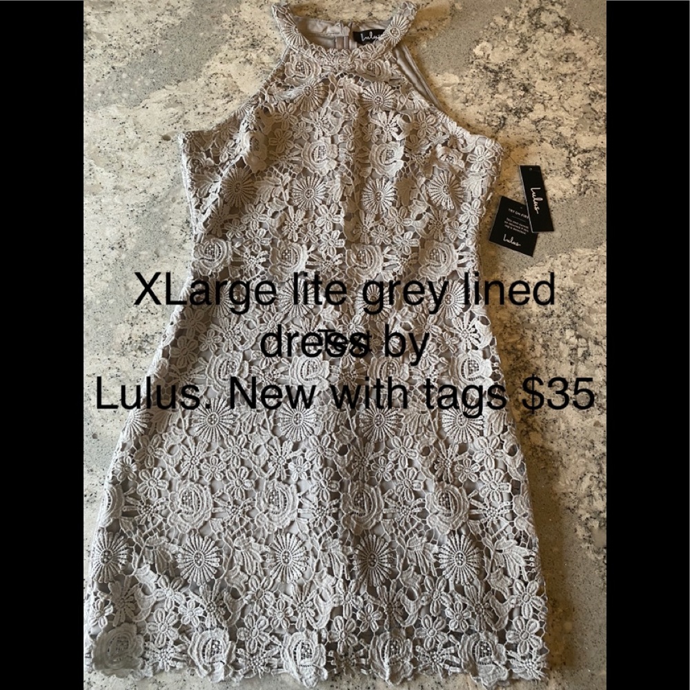 Lite grey lace